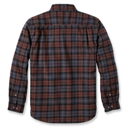 Carhartt 106356 Loose Fit Heavyweight Flannel Long-Sleeve Plaid Shirt