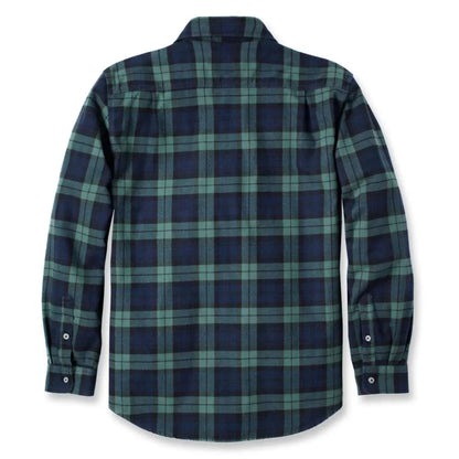 Carhartt 106356 Loose Fit Heavyweight Flannel Long-Sleeve Plaid Shirt