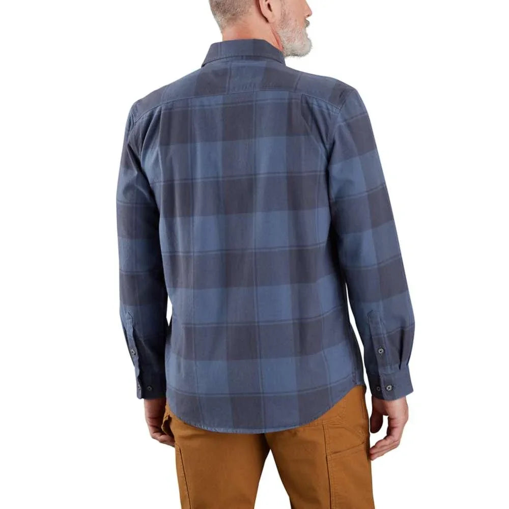 Carhartt 106356 Loose Fit Heavyweight Flannel Long-Sleeve Plaid Shirt