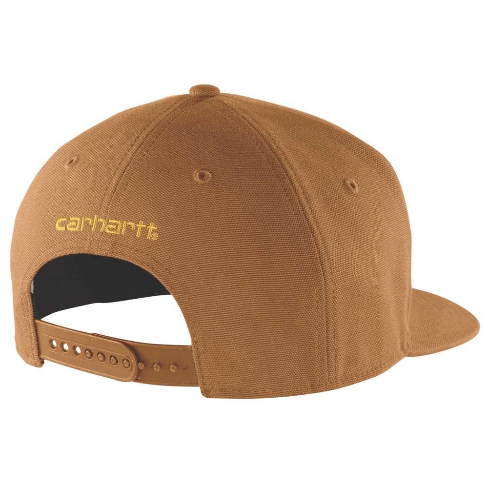 Carhartt 106665 Firm Duck Flat Brim Cap