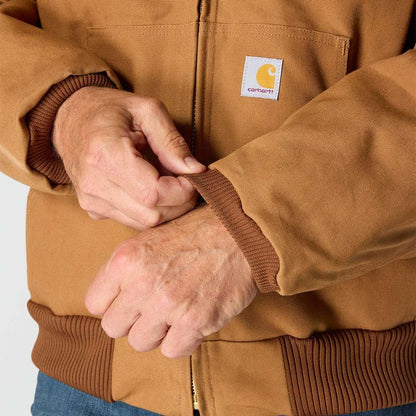 Carhartt 106673 J140 Loose Fit Firm Duck Insulated Flannel-Lined Active Jac