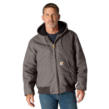 Carhartt 106673 J140 Loose Fit Firm Duck Insulated Flannel-Lined Active Jac