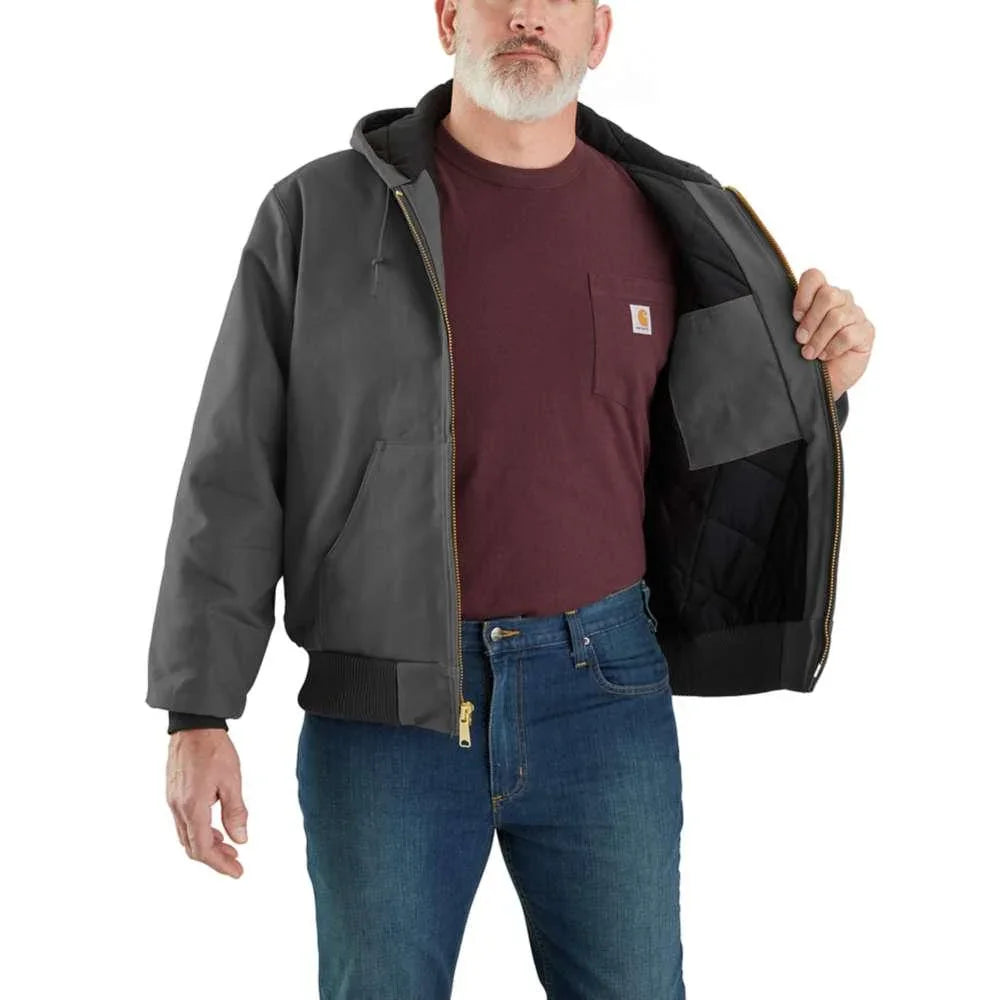 Carhartt 106673 J140 Loose Fit Firm Duck Insulated Flannel-Lined Active Jac