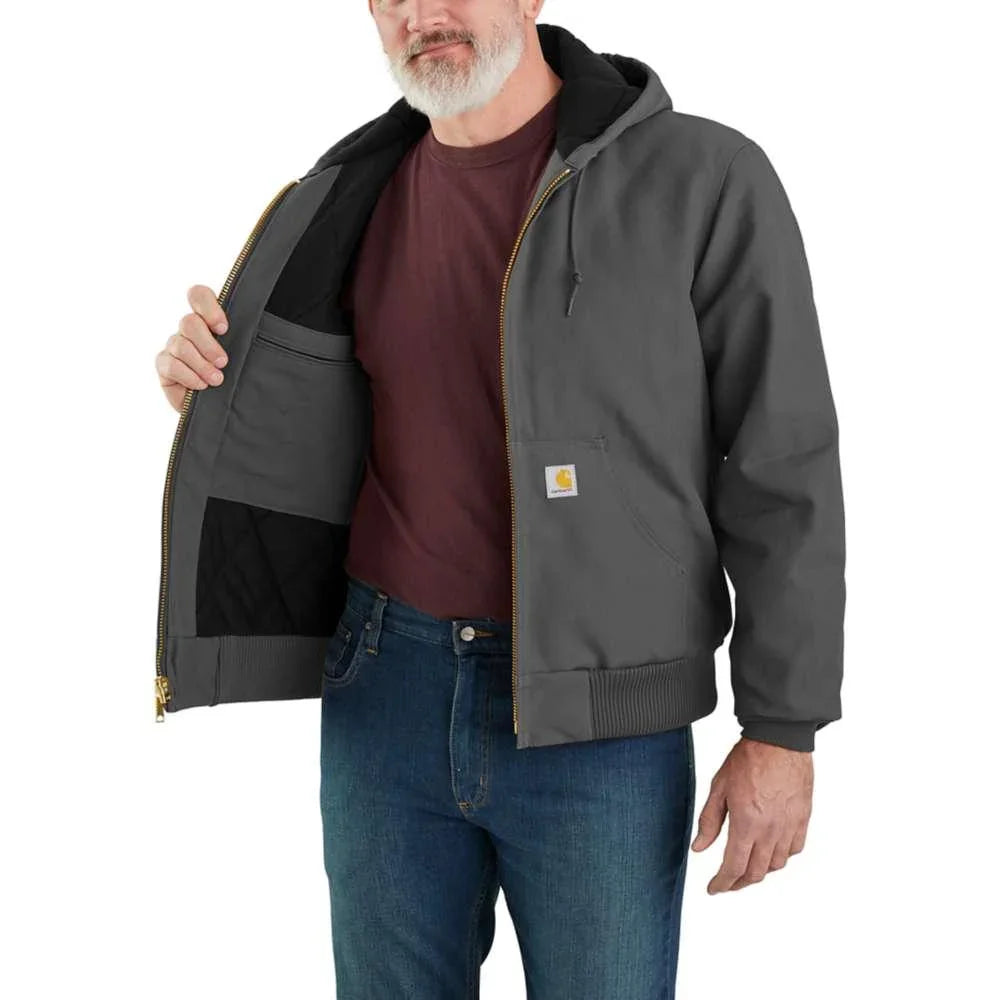 Carhartt 106673 J140 Loose Fit Firm Duck Insulated Flannel-Lined Active Jac