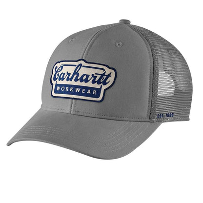 Carhartt 106738 Rugged Flex Twill Mesh-Back Script Patch Cap