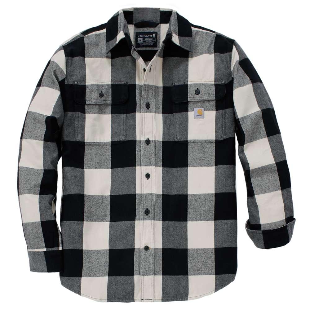 Carhartt 107013 Loose Fit Heavyweight Flannel Long-Sleeve Plaid Shirt