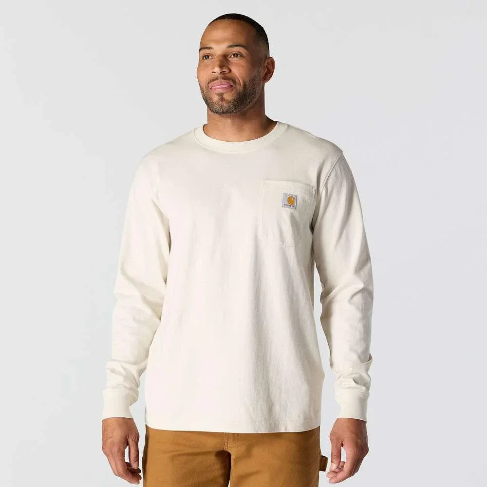 Carhartt 107260 Relaxed Fit Heavyweight Long-Sleeve Mountain Graphic T-Shirt