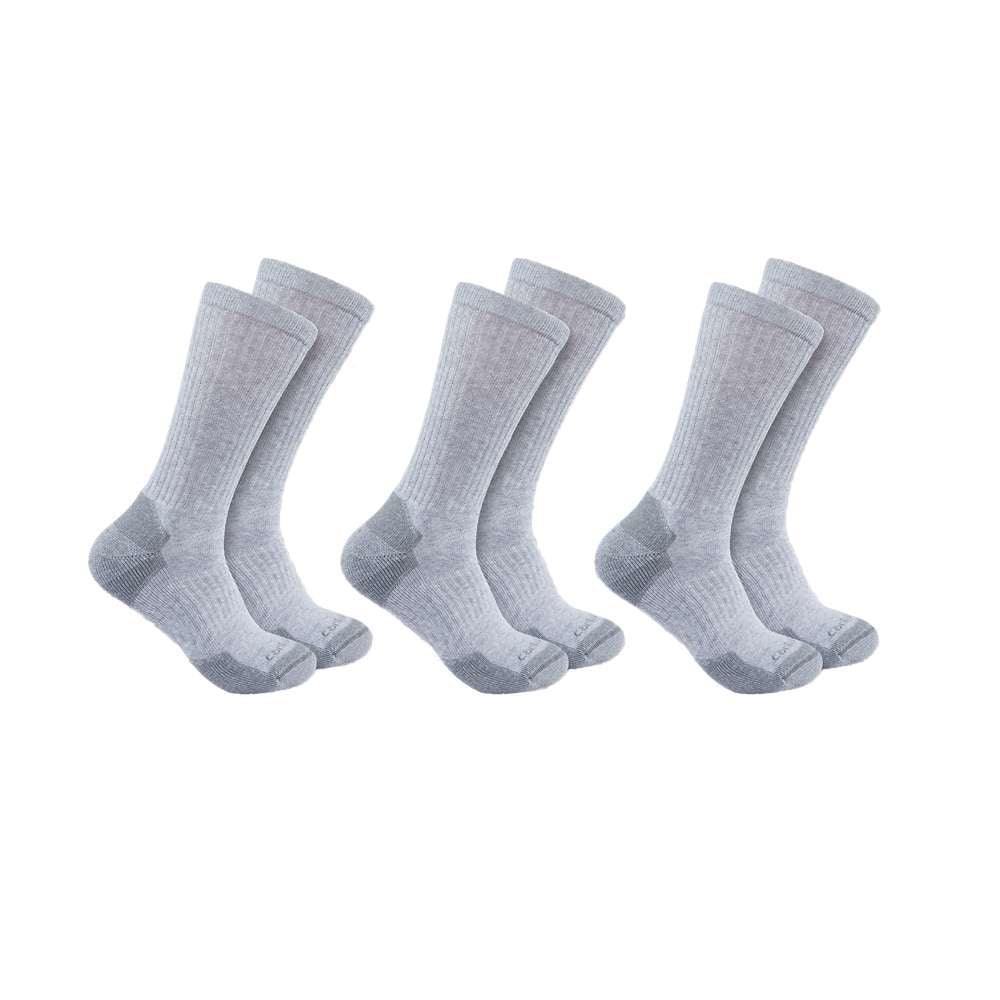 Carhartt SC6203 Midweight Cotton Blend Crew Sock 3 Pack