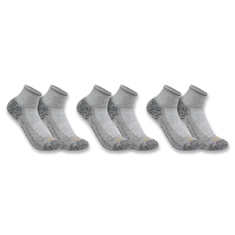 Carhartt SQ5283M FORCE Midweight Quarter Sock 3 Pack