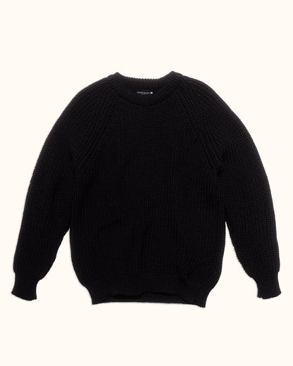 FISHERMAN KNIT 001 - Black