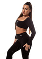 Long Sleeve Crop Top