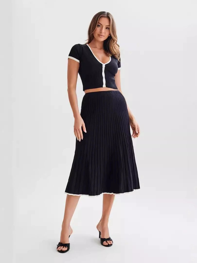 Knitted Dress 2-piece Set