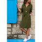 Seven Sleeve Shirt Dress
