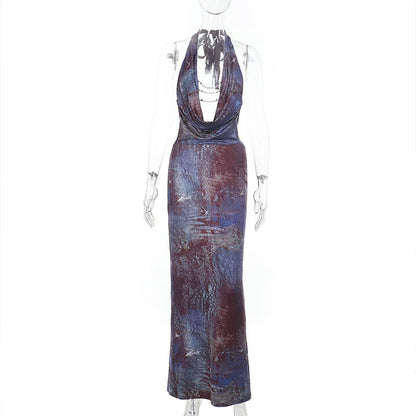 Fake Wind Long Dress