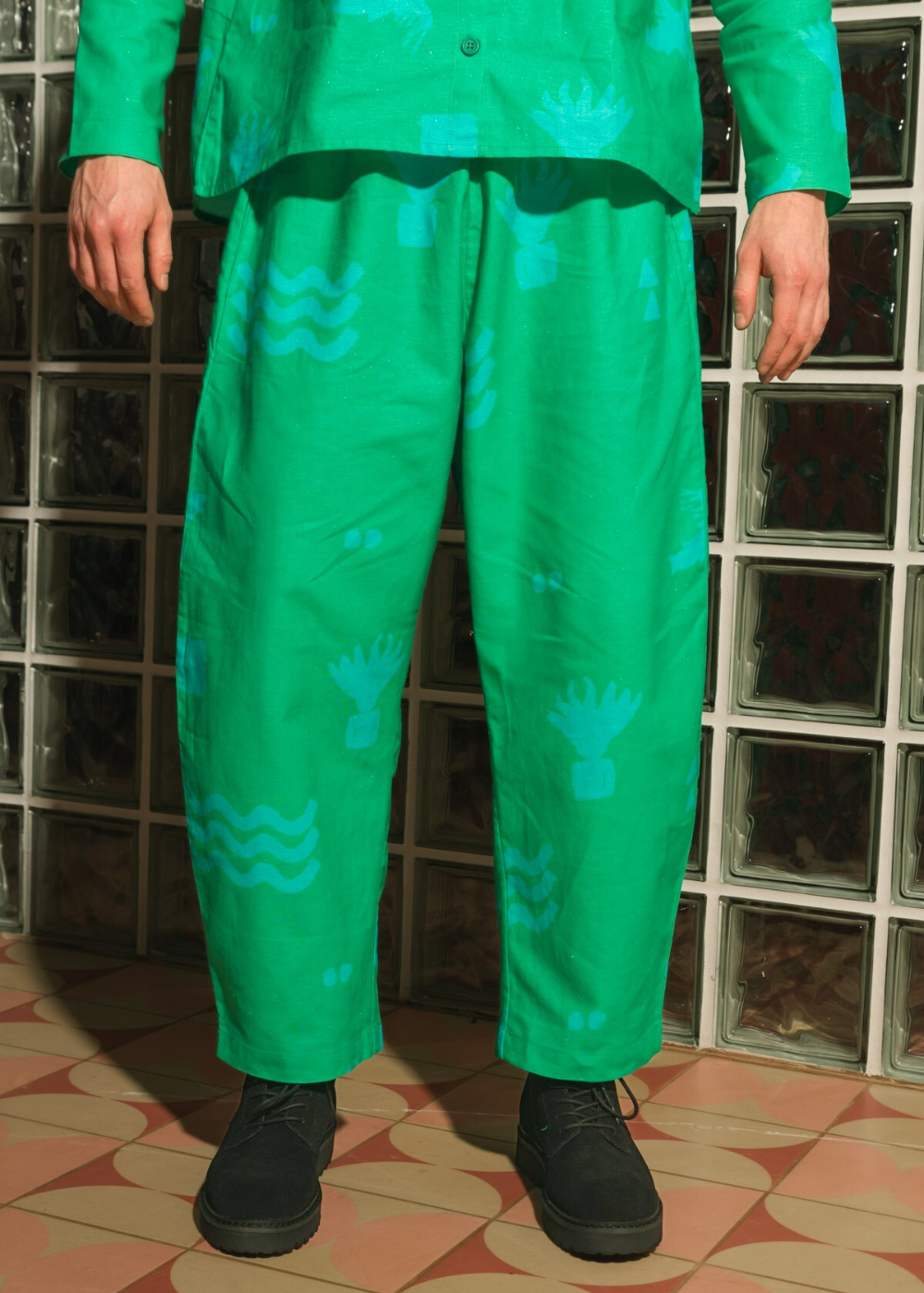 Organic Cotton and Linen Balloon Trousers
