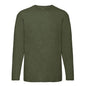 Mens Crew Neck Essential Long Sleeve Cotton T Shirt