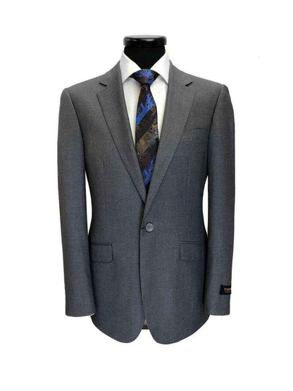 Grey 1-button Regular Fit Suit