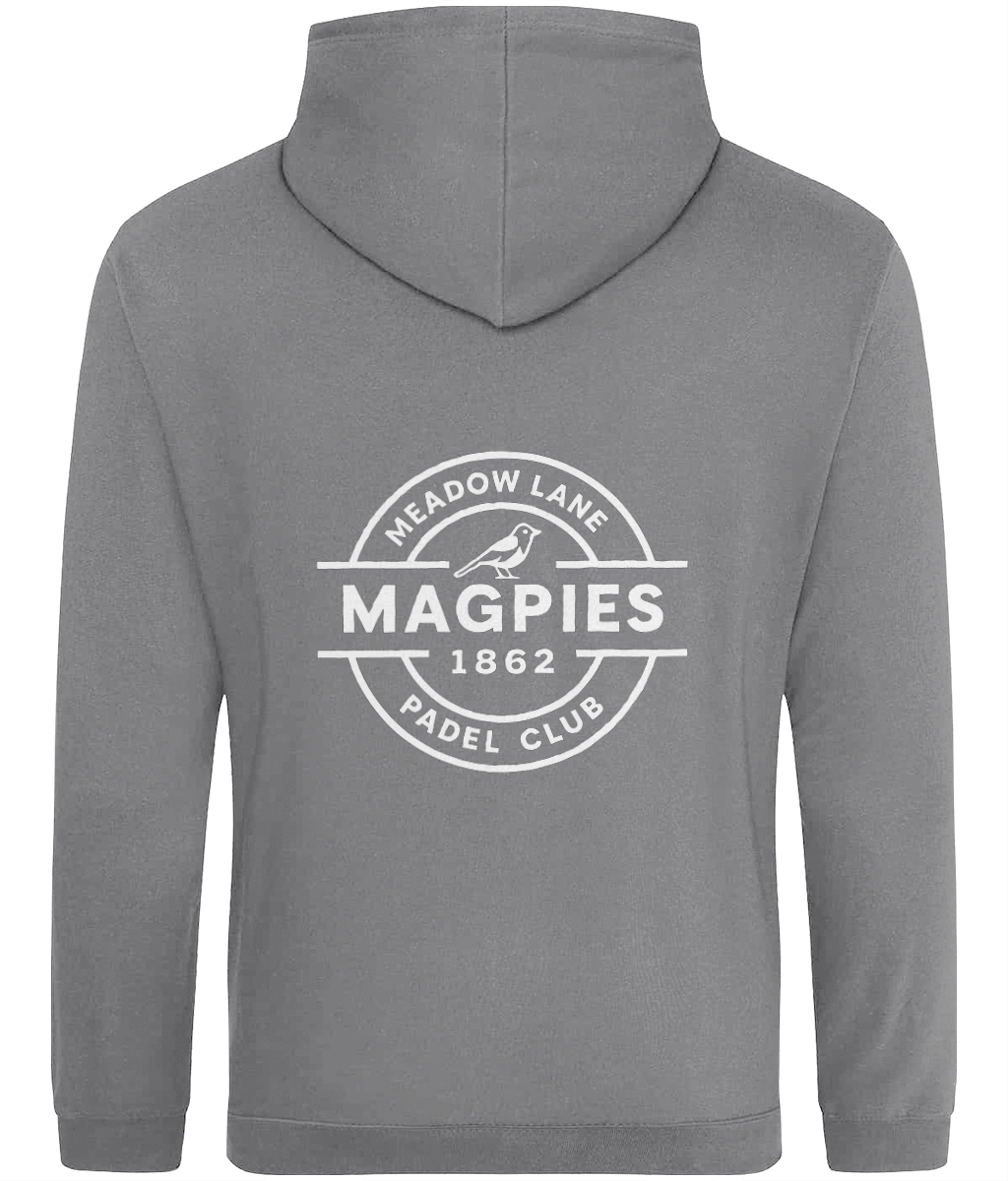 Notts Magpies Padel Club  College Style Hoodie by Corcuera