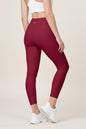 GymBumUK Burgundy Pocket Leggings