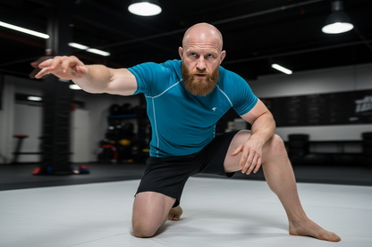 GymBum UK Blue Steel Combat Rash Guard