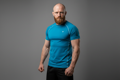 GymBum UK Blue Steel Combat Rash Guard