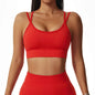 Leggings Yoga Set for Women - Seamless Bra Top and Scrunch Leggings Fitness Sport Suit