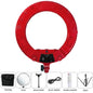 Yidoblo Warm & Cold Light LX-480SII 48W Ring Light Kit LED Ring Lamp SMD LEDS Video Light Lamp Makeup Lighting + Stand (2M)+ Bag