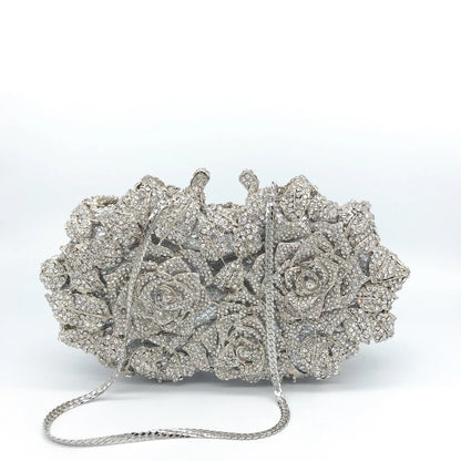 Women's Crystal Clutches Cocktail Purse
