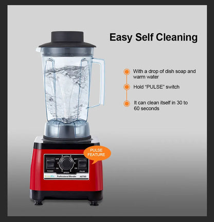 BioloMix【7 Years Warranty】BPA Free Heavy Duty Commercial Grade Blender Professional Mixer Juicer Ice Smoothies Peak 2200W
