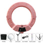 Yidoblo Warm & Cold Light LX-480SII 48W Ring Light Kit LED Ring Lamp SMD LEDS Video Light Lamp Makeup Lighting + Stand (2M)+ Bag