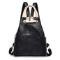 Women Leather Backpacks Zipper Female Chest Bag Travel Back Pack Ladies Bagpack Mochilas School Bags for Teenage Girls Sac A Dos