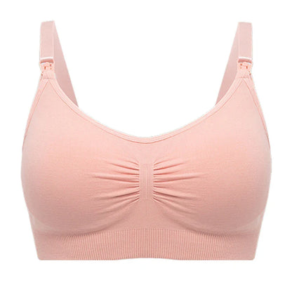plus Size Seamless Nursing Bra for Women Breathable Maternity Push up Front Closure Underwear Adjustable Straps Wire-Free