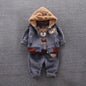 3pc/Set Animal Bear Baby Set For Newborn Winter Infant Clothing Sets Super Keep