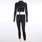Organic yoga clothing Long Sleeve Suit Fitness Yoga pants set Wear Seamless Sportswear Work Out Clothing Set For Women