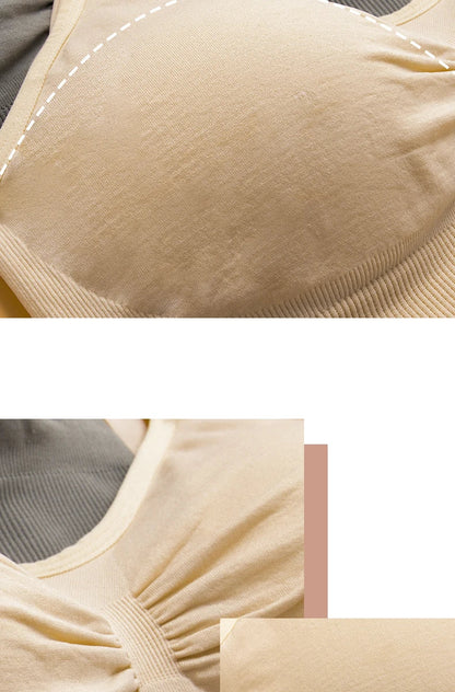 plus Size Seamless Nursing Bra for Women Breathable Maternity Push up Front Closure Underwear Adjustable Straps Wire-Free