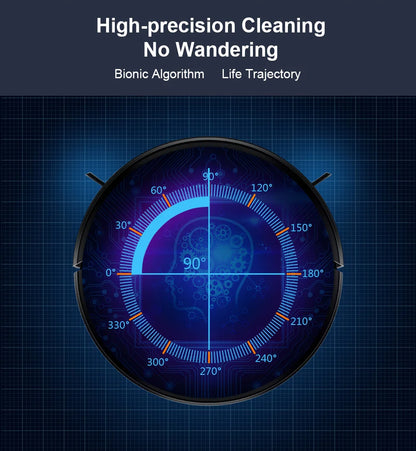 Liectroux M7S Robot Vacuum Cleaner,Smart Dynamic Navigation,4000Pa,Wet Mop,WiFi,Silent,Work with Alexa & Google Home