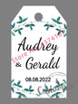 100 pcs/ set Personalised Gift Tags, Gift Tags, Handwritten Kraft Wedding Favour Label Custom