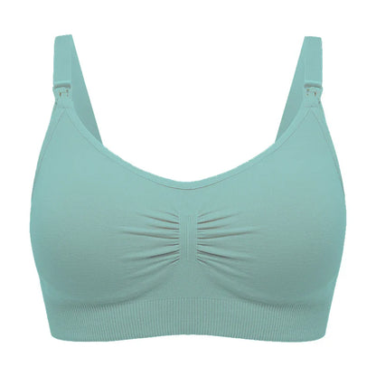 plus Size Seamless Nursing Bra for Women Breathable Maternity Push up Front Closure Underwear Adjustable Straps Wire-Free