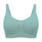 plus Size Seamless Nursing Bra for Women Breathable Maternity Push up Front Closure Underwear Adjustable Straps Wire-Free