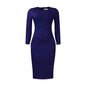 Spring Dresses Women Elegant Slim Long Sleeve Dresses For Women Clothing Office Dress For Women