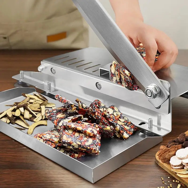Stainless Steel Meat Slicer Meat Slicer Bone Cutting Machine Minced Lamb Bone Meat Cutter Chicken Duck Fish Ribs Lamb Cutting