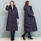 Women's Fashionable Thick Cotton padded Warm Snow Outerwear Windproof Hooded