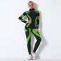 Breathable Yoga Workout Long Sleeve Shirt Leggings Set Gym Sports Fitness Striped Pants Suit For Women