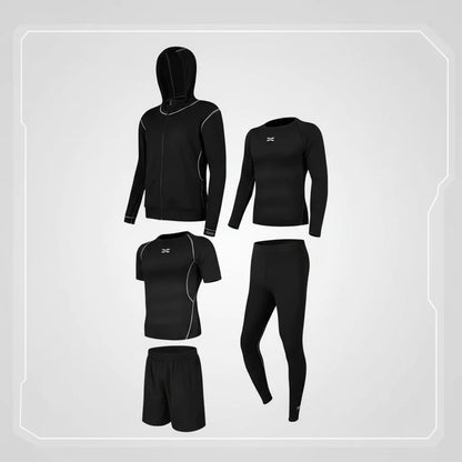 GymBum UK Men's 5-Piece Sportswear Set