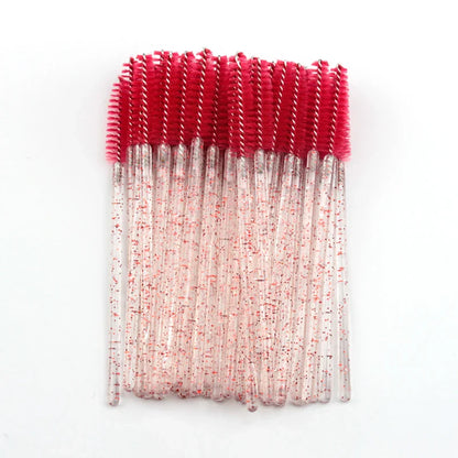 5-50PCS Crystal Eyelashes Brush Comb Eye Lashes Extension Mascara Wands Makeup Professional Makeup Beauty Tool Eye lashes Brush