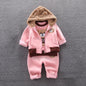 3pc/Set Animal Bear Baby Set For Newborn Winter Infant Clothing Sets Super Keep