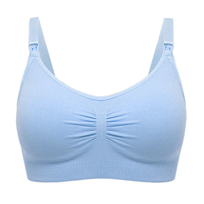 plus Size Seamless Nursing Bra for Women Breathable Maternity Push up Front Closure Underwear Adjustable Straps Wire-Free