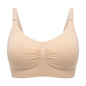 plus Size Seamless Nursing Bra for Women Breathable Maternity Push up Front Closure Underwear Adjustable Straps Wire-Free