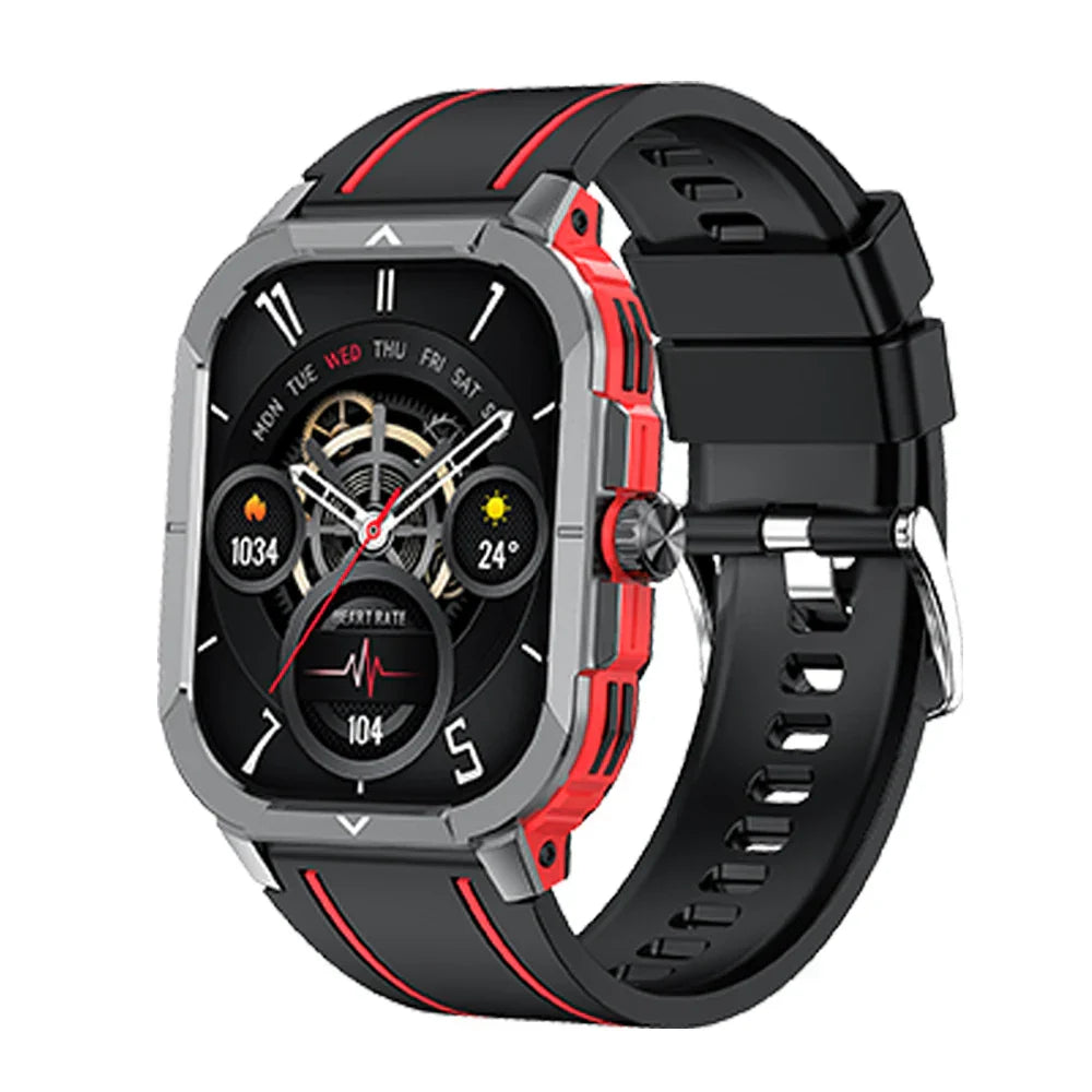 Outdoor Sports Health Monitoring BT Call Waterproof Smartwatch for Men