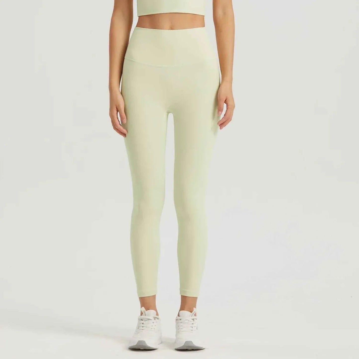 Gym Outfit High Waist Yoga Leggings for Women with Phone Pockets & U Back Sports Bra Set